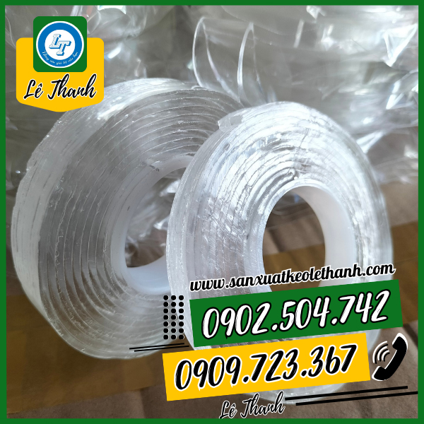 Băng keo 2 mặt trong suốt Băng keo 2 mặt trong suốt