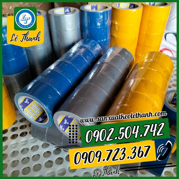 Băng keo vải dán bạt xám, xanh, vàng Băng keo vải dán bạt xám, xanh, vàng