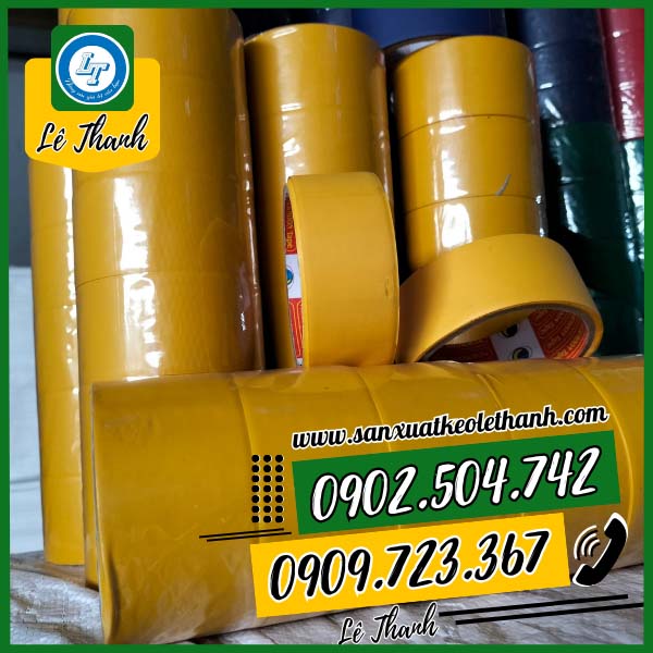 Băng keo dán gáy sách màu vàng Băng keo dán gáy sách màu vàng