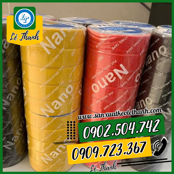 Băng keo điện Đài Loan nhiều màu Băng keo điện Đài Loan nhiều màu