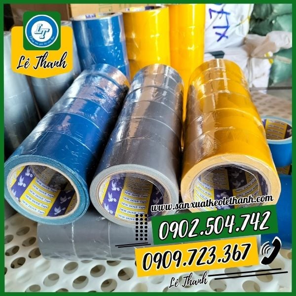 Băng keo vải xám có nhiều màu được sản xuất theo yêu cầu Băng keo vải xám có nhiều màu được sản xuất theo yêu cầu