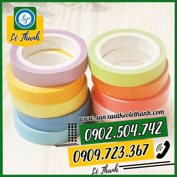 Băng keo giấy nhiều màu Băng keo giấy nhiều màu