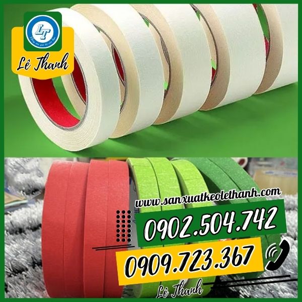 Điểm khác nhau của băng keo giấy và băng keo giấy màu Điểm khác nhau của băng keo giấy và băng keo giấy màu