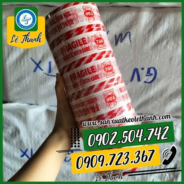 Băng keo hàng dễ vỡ mẫu top 1 Băng keo hàng dễ vỡ mẫu top 1
