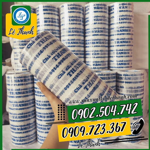 băng keo in logo 1 màu băng keo in logo 1 màu