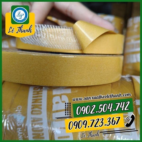 Băng keo lưới 2 mặt sợi thủy tinh Băng keo lưới 2 mặt sợi thủy tinh