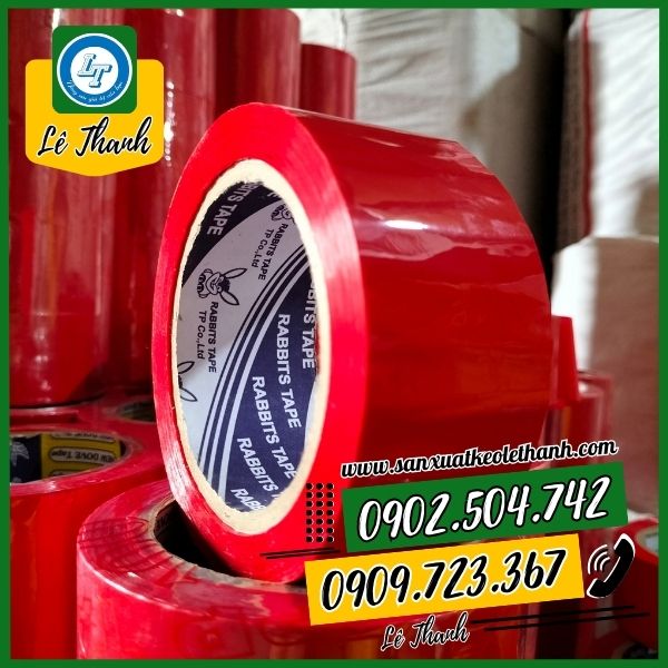 Băng keo màu đỏ 100y Băng keo màu đỏ 100y