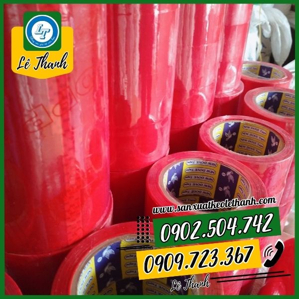 Băng keo màu đỏ chất lượng Băng keo màu đỏ chất lượng