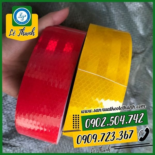 Băng keo phản quang màu trơn Băng keo phản quang màu trơn