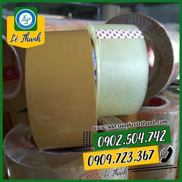 Băng keo dán thùng trong đục Băng keo dán thùng trong đục