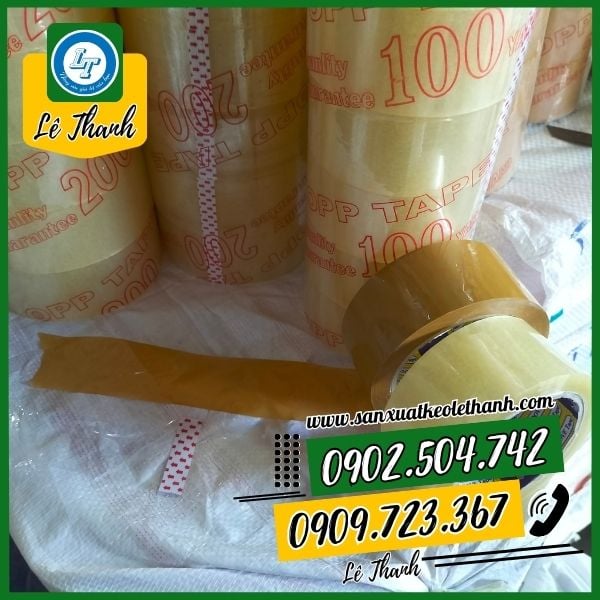 Băng keo trong đục 100y, 200y Băng keo trong đục 100y, 200y