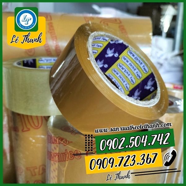 Băng keo trong, đục 4f8 100y Băng keo trong, đục 4f8 100y