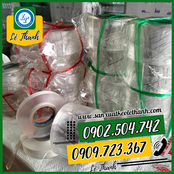 Băng keo trong suốt cuộn 5f và 1f2 Băng keo trong suốt cuộn 5f và 1f2