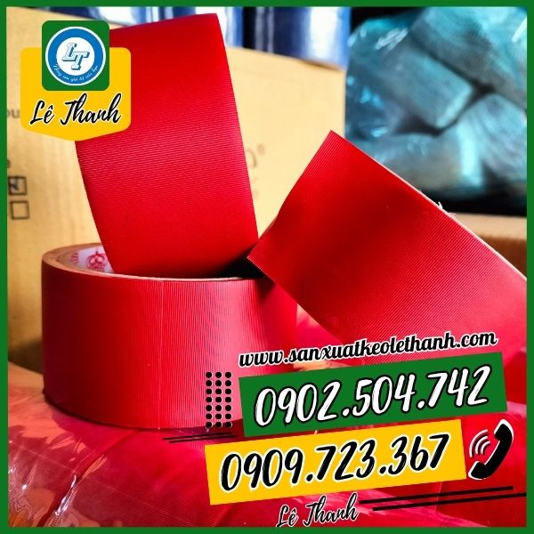 Băng keo simili màu đỏ Băng keo simili màu đỏ