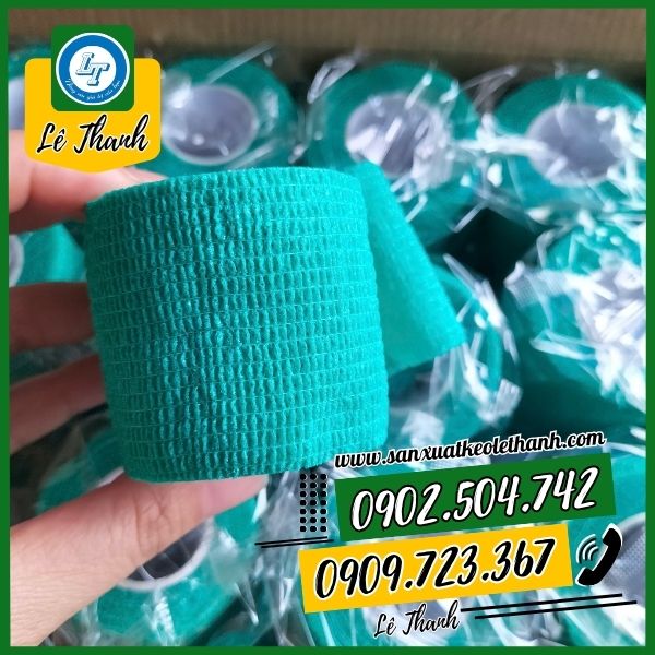 Cuộn băng keo vải thể thao co giãn tự dính Cuộn băng keo vải thể thao co giãn tự dính