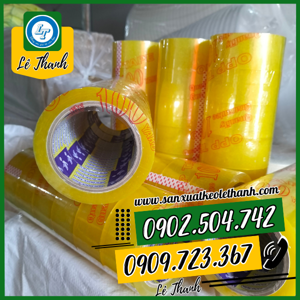 Băng keo vàng chanh 100y Băng keo vàng chanh 100y