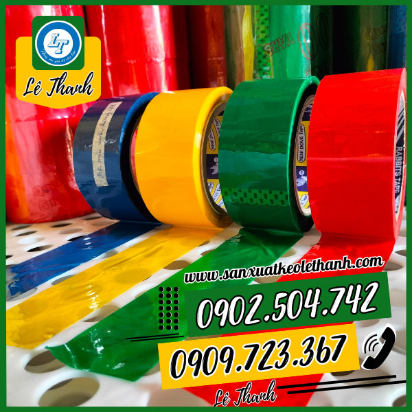 Băng keo màu xanh, đỏ, vàng, dương Băng keo màu xanh, đỏ, vàng, dương