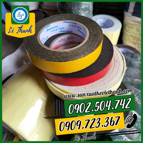 Các loại băng keo mút xốp 2 mặt Các loại băng keo mút xốp 2 mặt