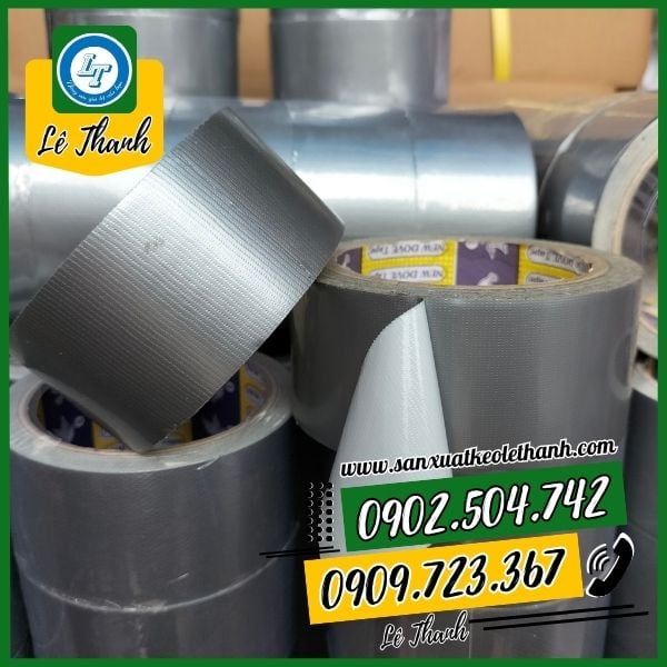 Chất liệu và cấu tạo đặc biệt của băng keo vải xám Chất liệu và cấu tạo đặc biệt của băng keo vải xám