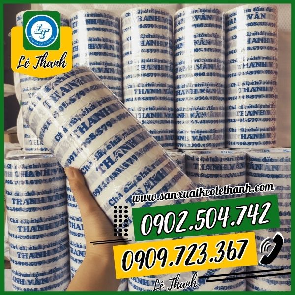 Cây băng keo in logo 6 cuộn Cây băng keo in logo 6 cuộn