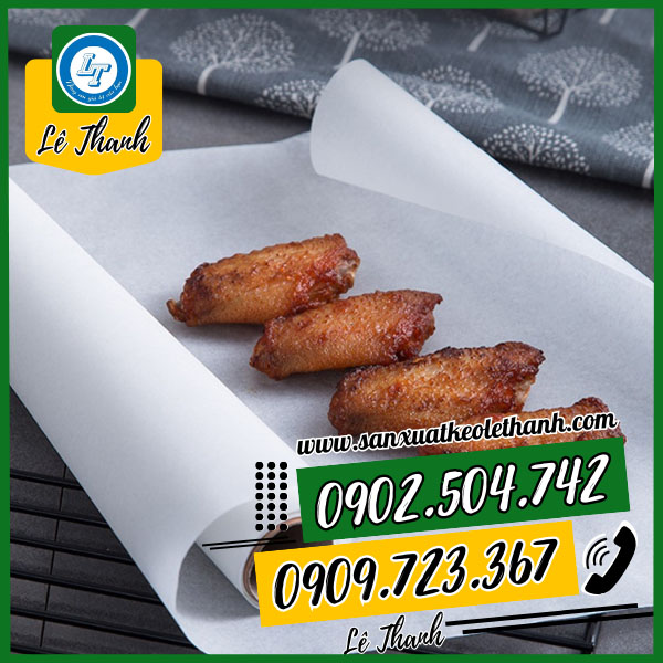 Giấy nến có thành phần từ bột giấy an toàn Giấy nến có thành phần từ bột giấy an toàn