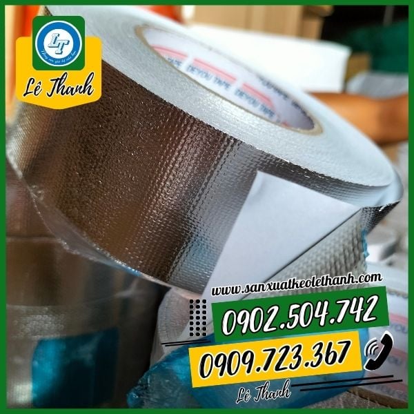 Cuộn băng keo nhôm sợi thủy tinh Cuộn băng keo nhôm sợi thủy tinh