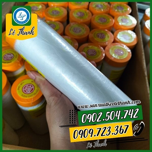Cuộn màng nilon che sơn Cuộn màng nilon che sơn