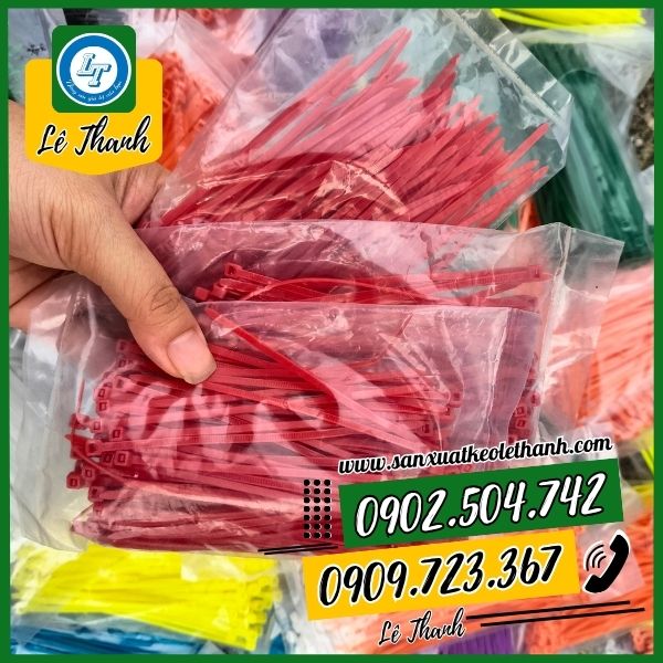 Dây rút nhựa màu Dây rút nhựa màu