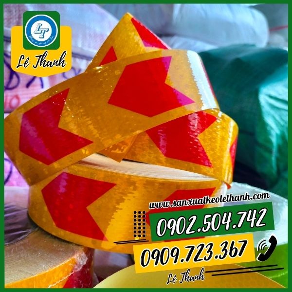 Băng keo dán nền phản quang và cấu tạo bề mặt Băng keo dán nền phản quang và cấu tạo bề mặt