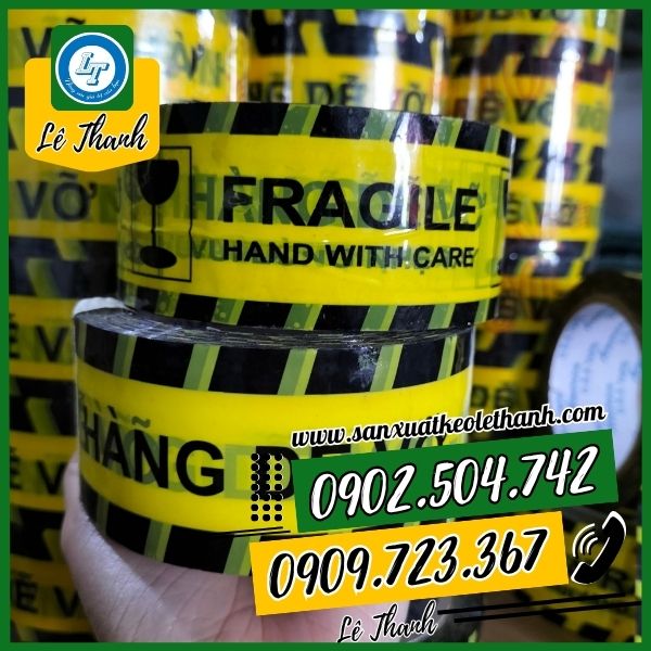 Cuộn băng keo hàng dễ vỡ 4f8 Cuộn băng keo hàng dễ vỡ 4f8