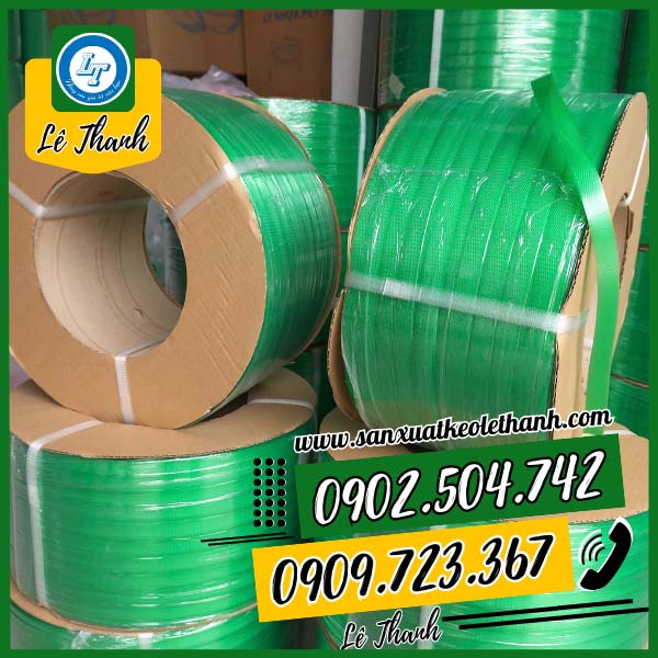 Cuộn dây đai nhựa xanh trong Cuộn dây đai nhựa xanh trong