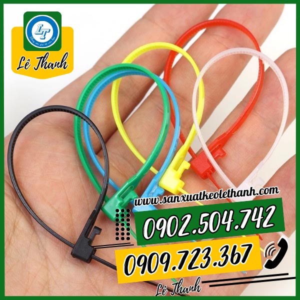 Dây rút nhựa có khóa đủ màu Dây rút nhựa có khóa đủ màu