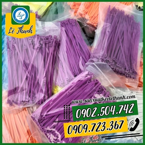 Đóng sỉ dây rút màu 1 tấc, bịch 100 sợi Đóng sỉ dây rút màu 1 tấc, bịch 100 sợi