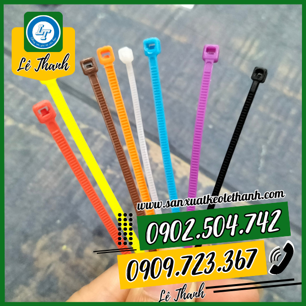 Dây rút nhựa 7 màu Dây rút nhựa 7 màu