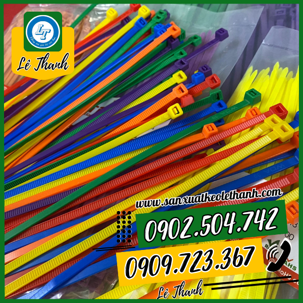 Dây rút nhựa màu giá sỉ rẻ Dây rút nhựa màu giá sỉ rẻ