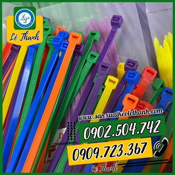 Dây rút nhựa nhiều màu Dây rút nhựa nhiều màu