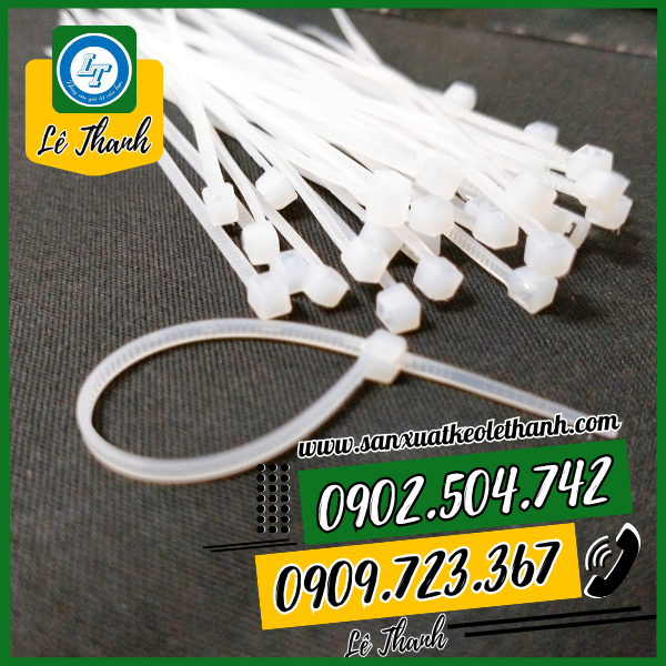 Dây rút nhựa màu trắng hcm Dây rút nhựa màu trắng hcm