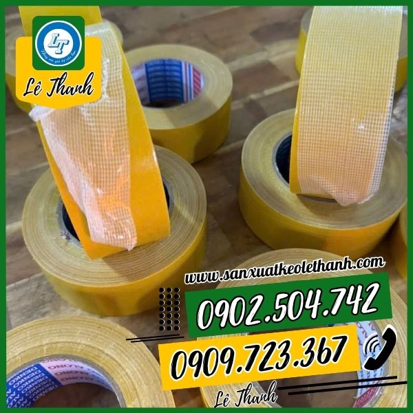 Băng keo lưới sợi thủy tinh 2 mặt Băng keo lưới sợi thủy tinh 2 mặt