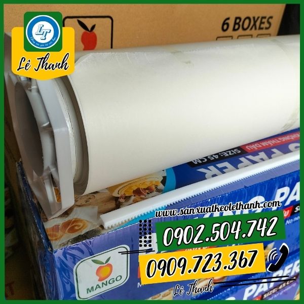 Cuộn giấy nến 45cm khổ lớn Cuộn giấy nến 45cm khổ lớn