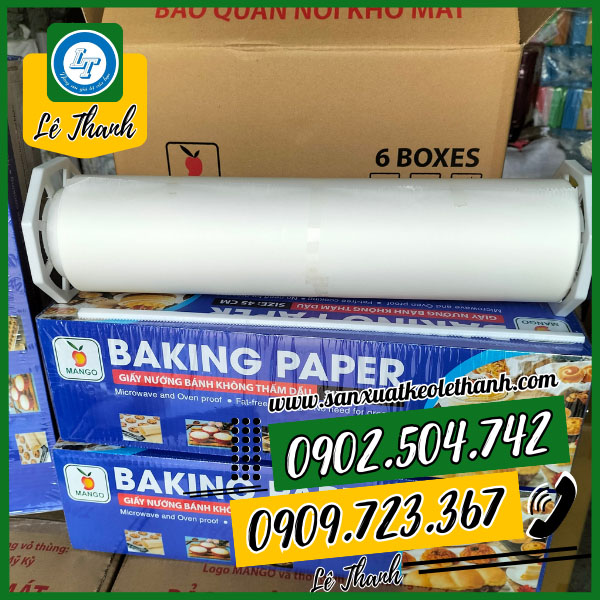 Giấy nến cuộn 45cmx100m Giấy nến cuộn 45cmx100m