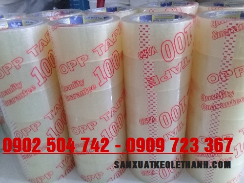 Băng keo trong dán thùng