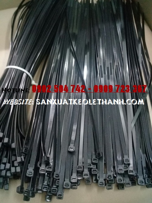 Dây rút nhựa màu đen kích thước lớn