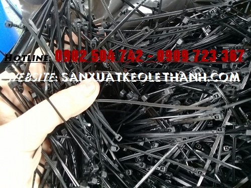 Dây rút nhựa màu đen 1 tấc