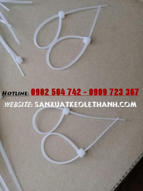 Dây rút nhựa trắng