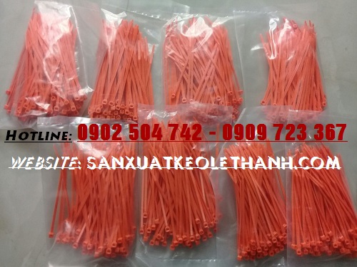 Dây rút nhựa màu cam