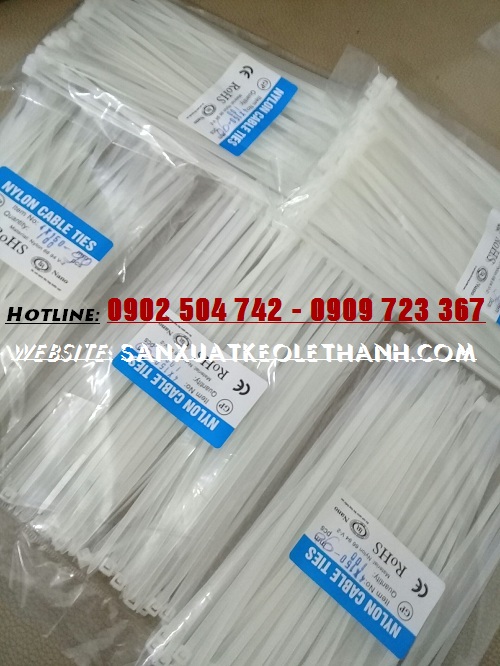 Dây rút nhựa màu trắng giá sỉ