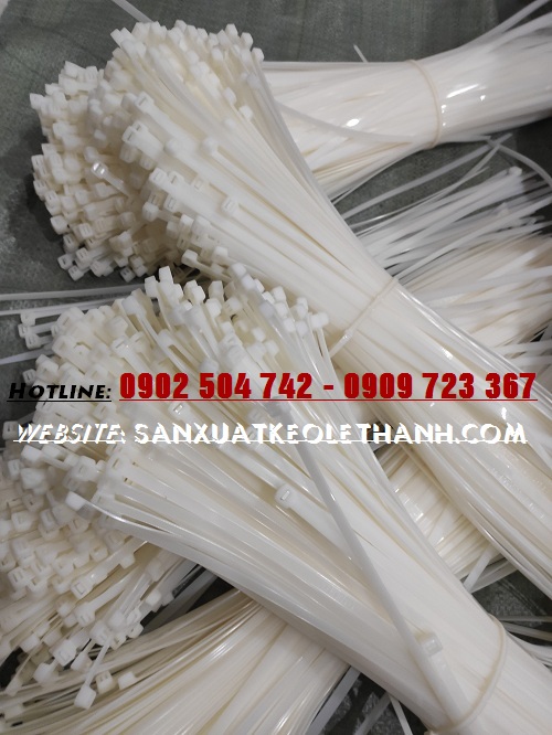 Dây rút nhựa màu trắng nhiều kích thước