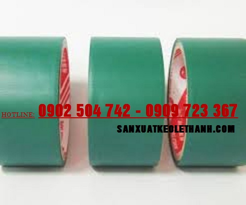 Băng keo dán gáy sách simili xanh lá