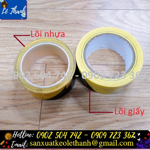 Giới thiệu chung về băng keo dán nền và giả sỉ  Băng keo dán nền sọc vàng đen không có phản quang