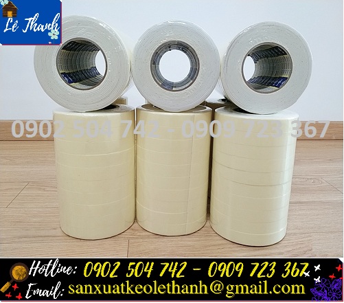 Băng keo mút xốp trắng Băng keo mút xốp trắng
